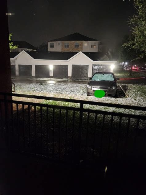 PHOTOS: Large, damaging hail pummels parts of Central Texas